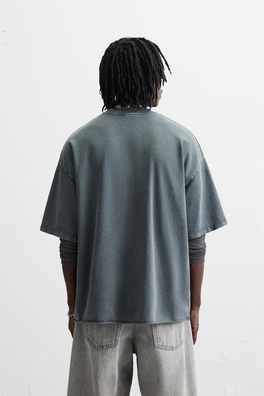 WASHED RELAXED FIT SWEATSHIRT - Zara фото 3