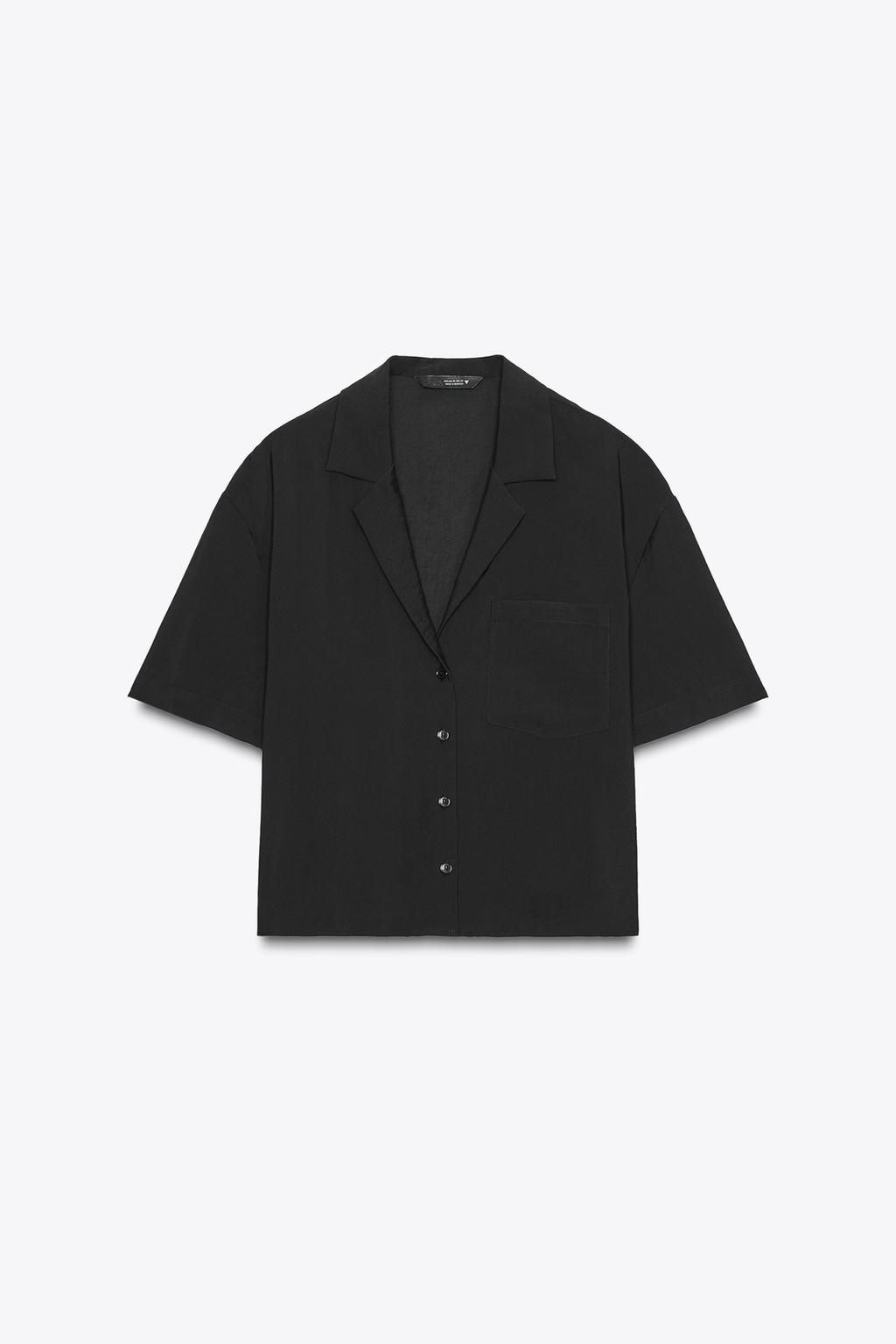 FLOWING SHIRT WITH POCKET - Zara фото 22