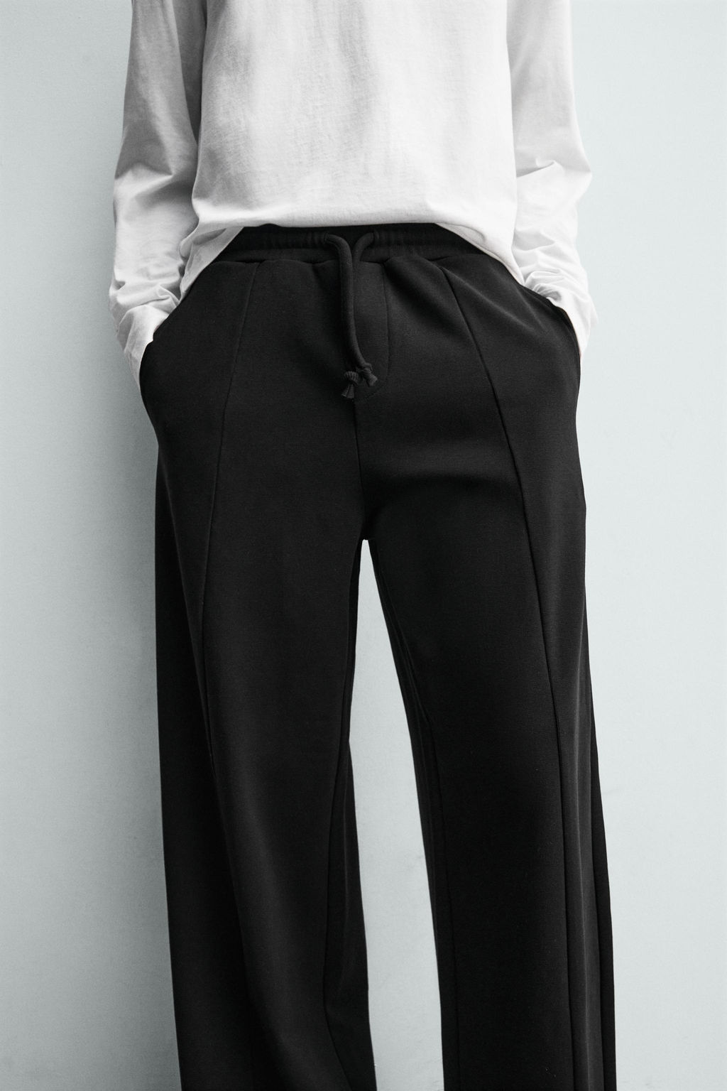 PANTAL?N JOGGER RELAXED FIT COSTURA / Negro - Zara фото 5