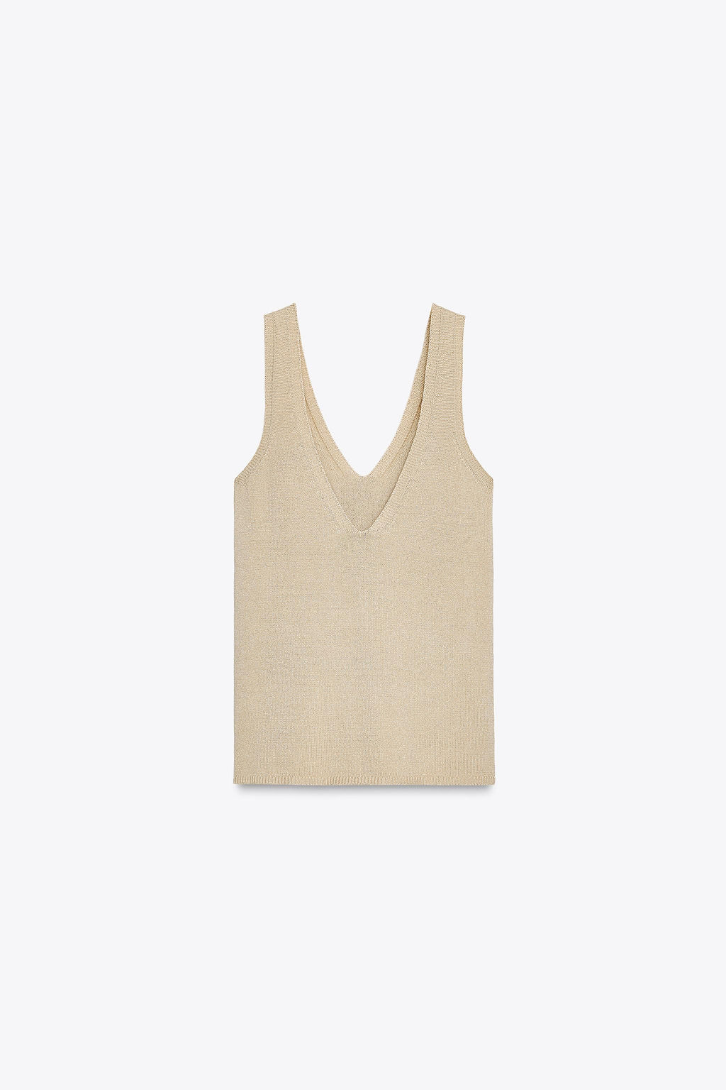 SLEEVELESS KNIT TOP - Zara фото 6