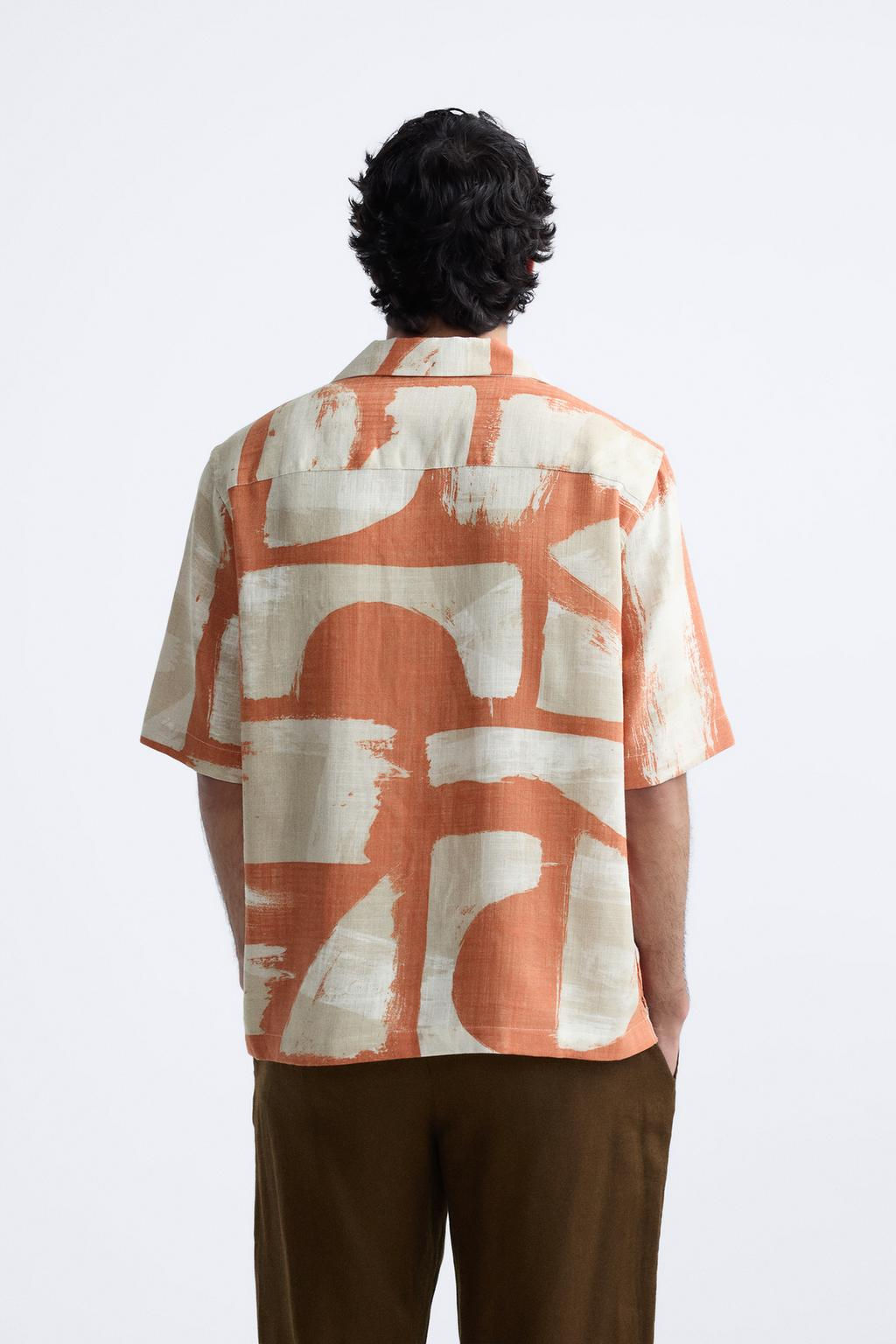 ABSTRACT PRINT SHIRT - Zara фото 3