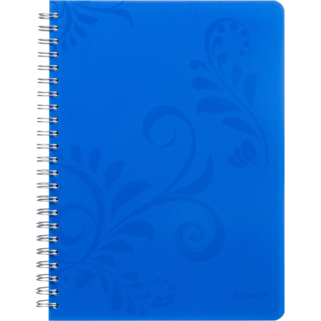 Бизнес-тетрадь Комус Русская серия синий А5 96л.плас.обл.клетка,евро  фото 2