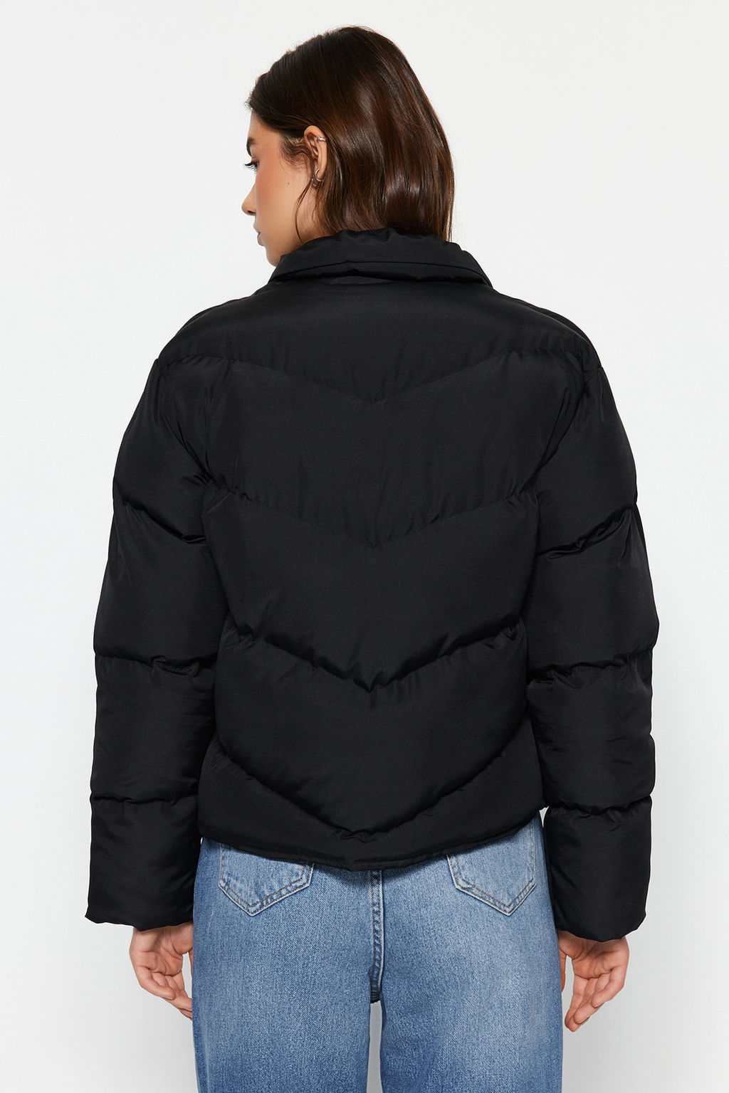 TRENDYOLMILLA Siyah Regular Su Itici Sisme Mont TWOAW24MO00048  фото 27
