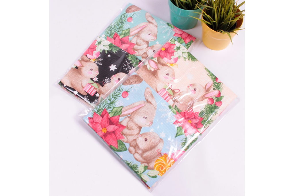 Набор вафельных полотенец Купон в пакете ВКП 606 Тейково