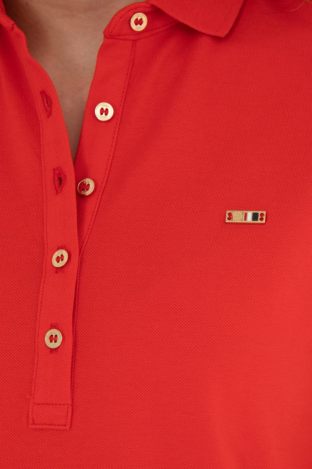 Женское красное трикотажное платье - U.s. polo assn фото 14