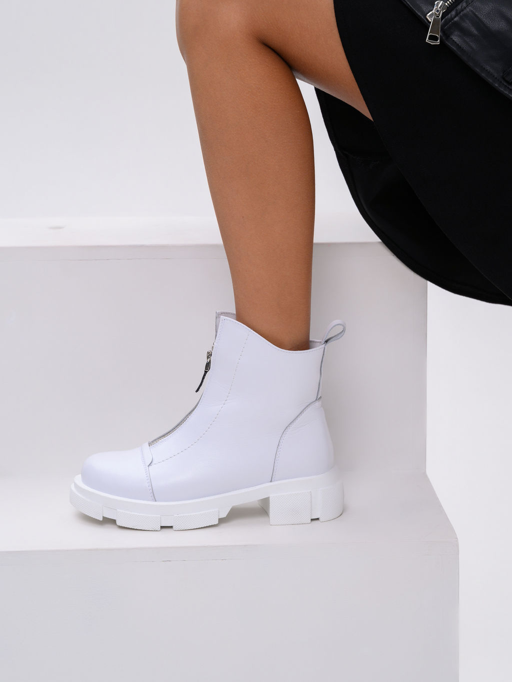 Ботинки 330.21074w. белый/Шерсть