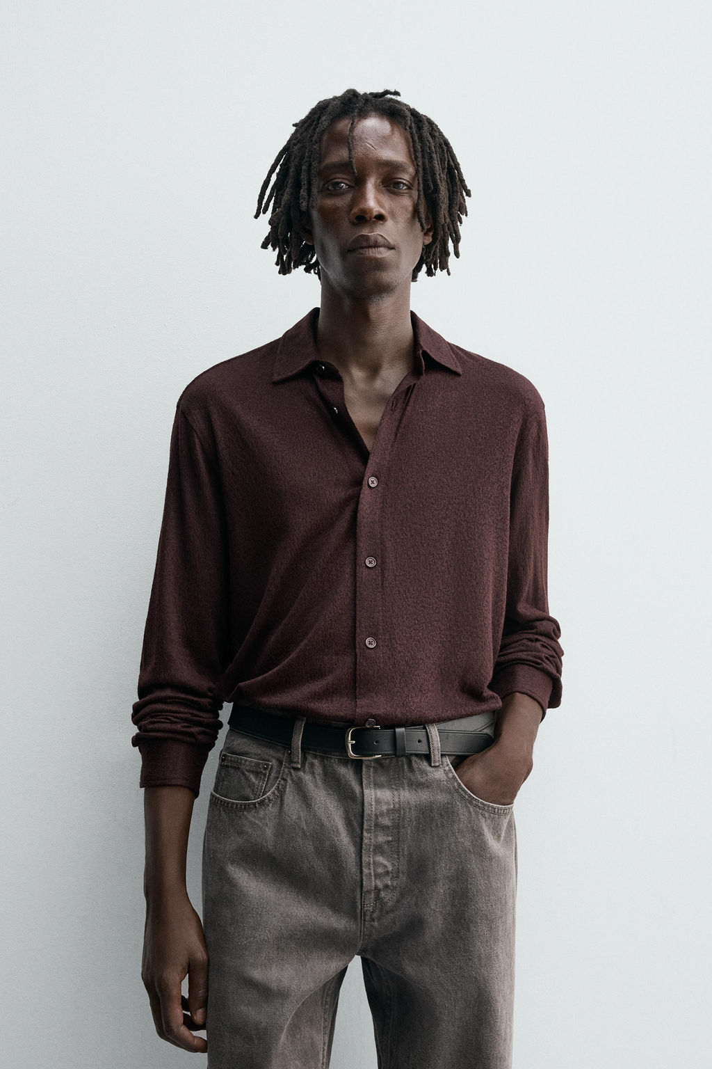 TEXTURED JACQUARD SHIRT - Zara фото 2