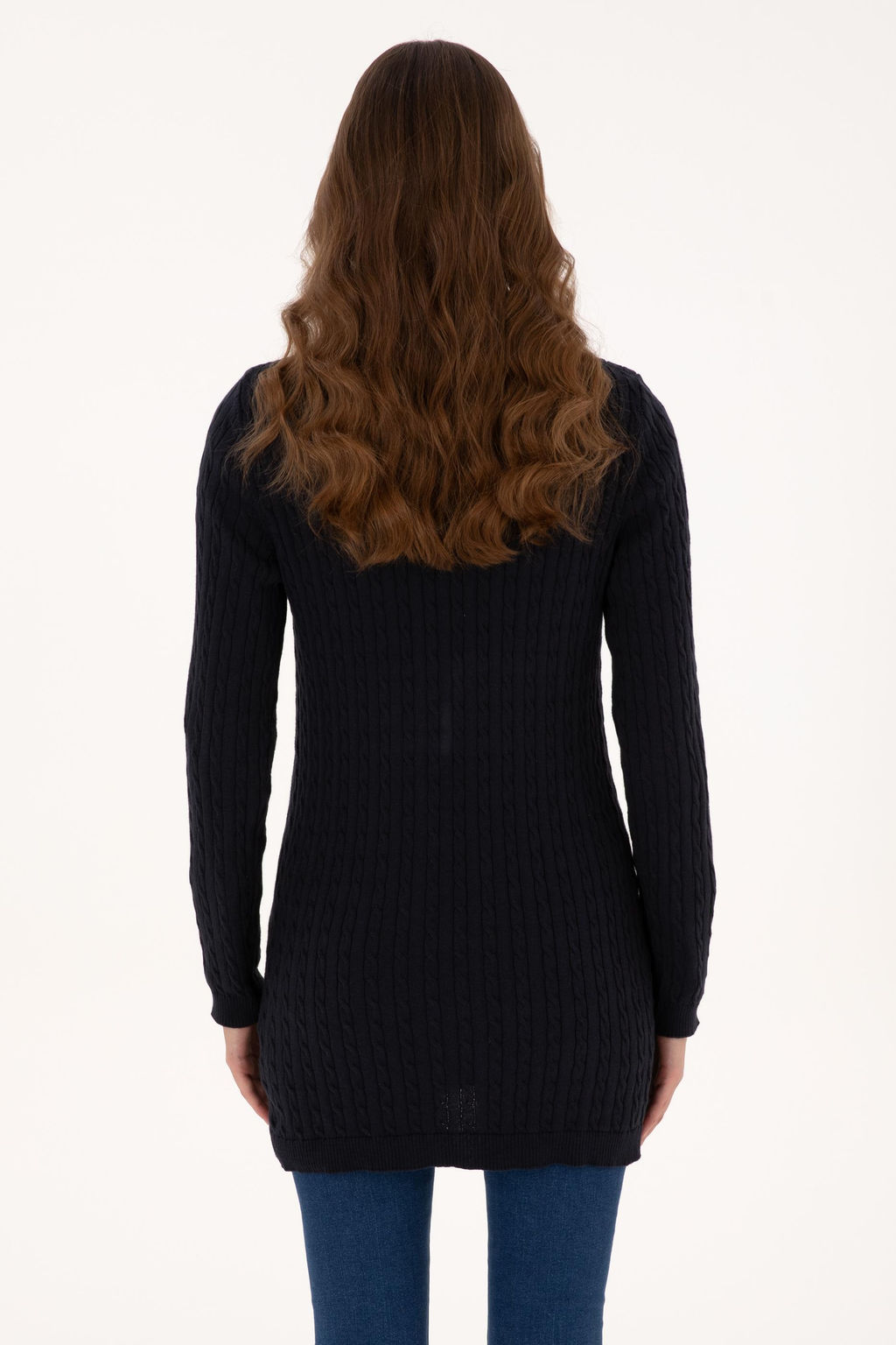 Kad_n Lacivert Basic Triko H_rka