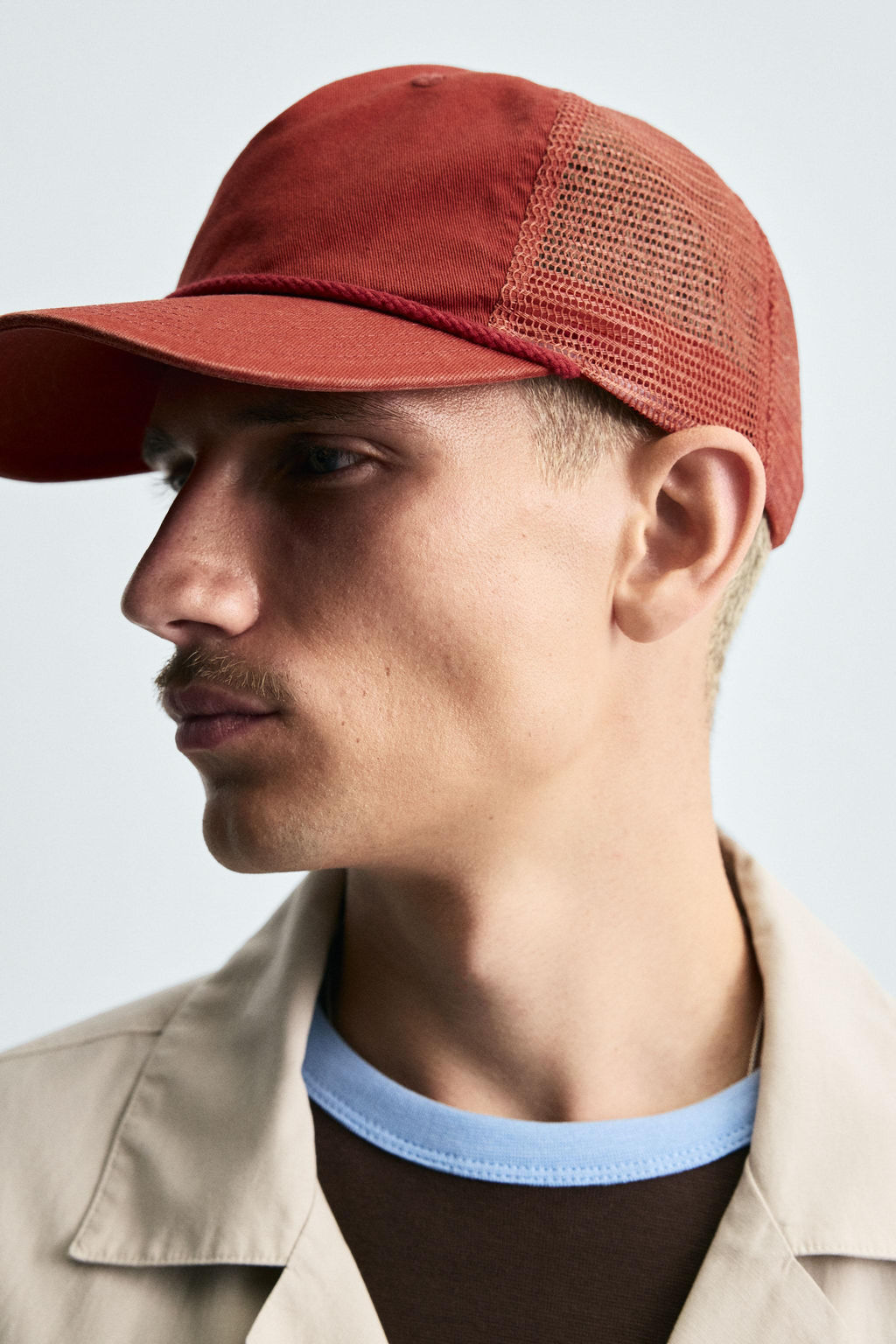 MESH CAP WITH DRAWSTRING - Zara фото 3
