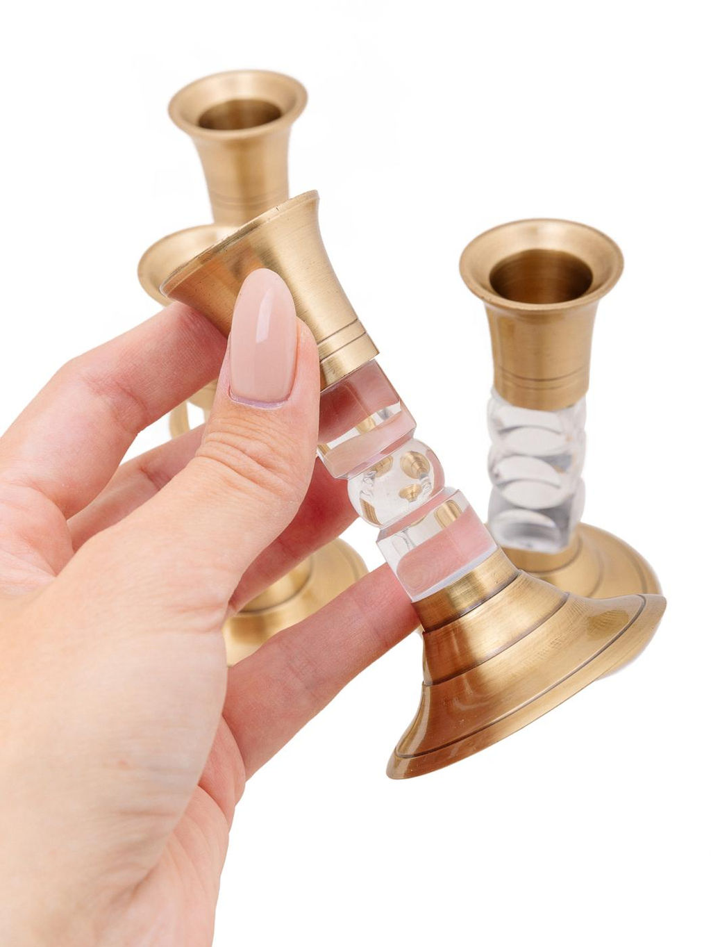 Подсвечник набор из 6-ти (полиш) № П736/2 - Ганг фото 6