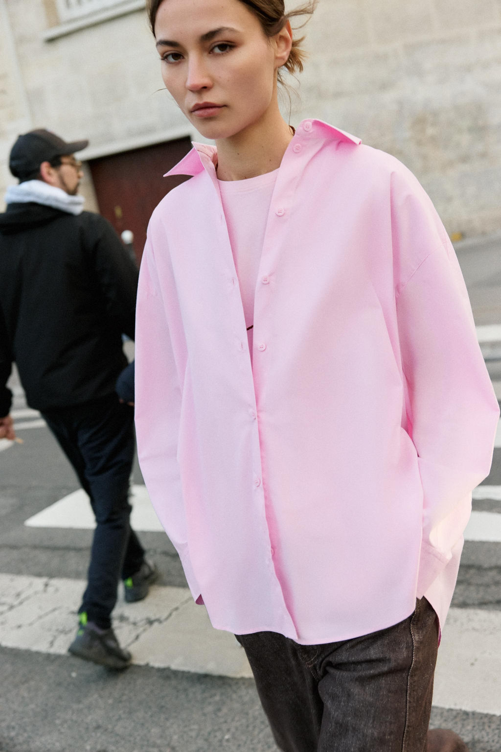OVERSIZE POPLIN SHIRT - Zara фото 4