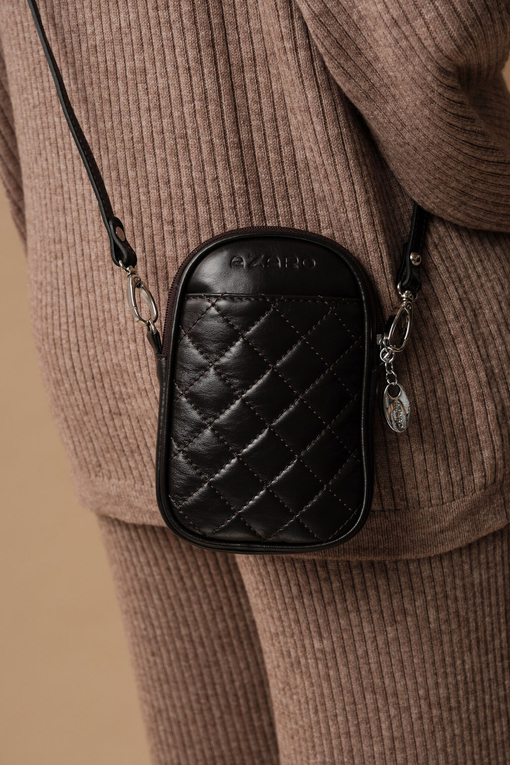 Сумка кожаная Azaro 30832 коричневый