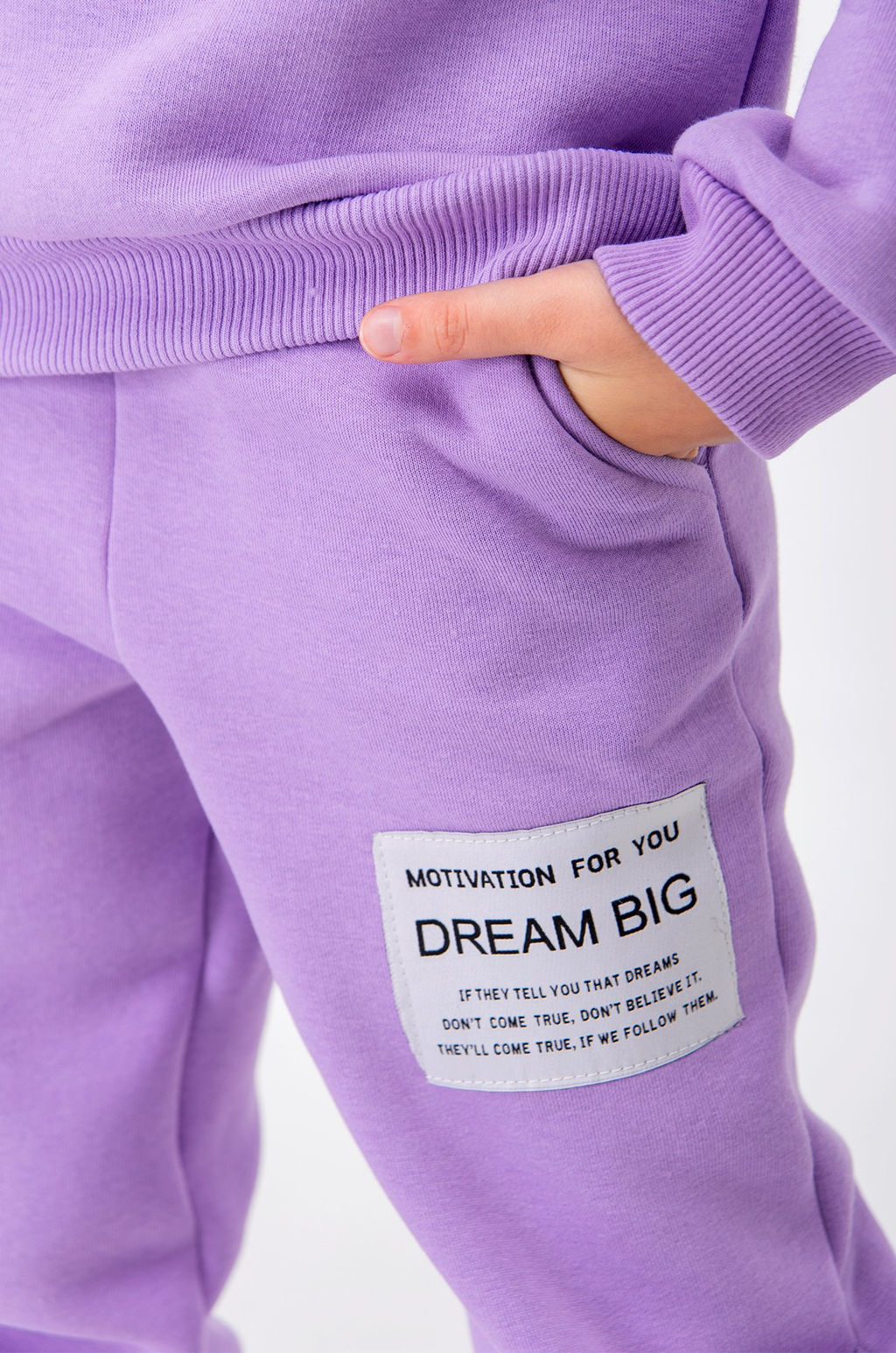 Теплый костюм для девочки из футера с начесом Bonito  фото 34