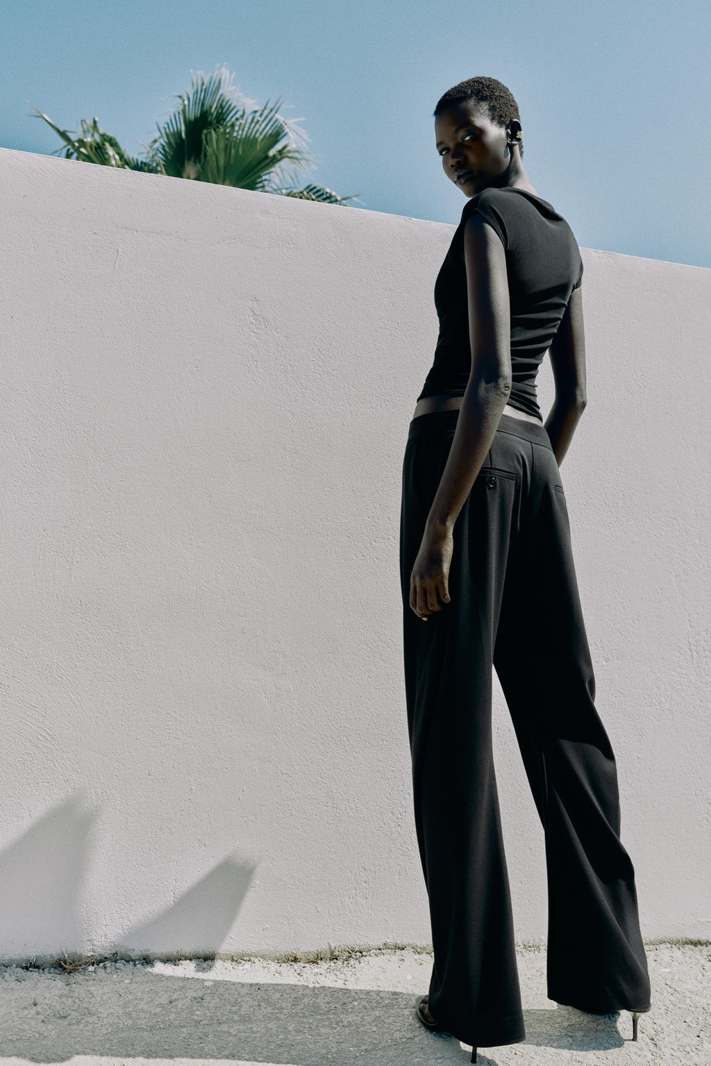 TOP DRAPEADO FORNITURA / Negro - Zara фото 4