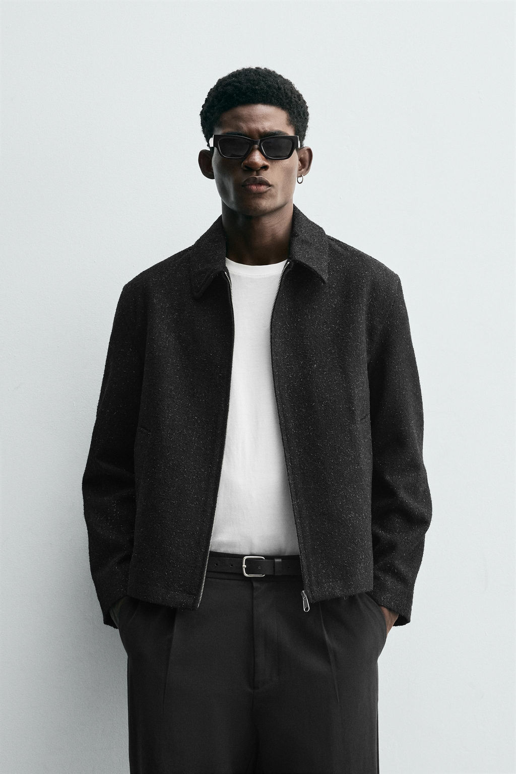 SHINY TEXTURED JACKET - Zara фото 2