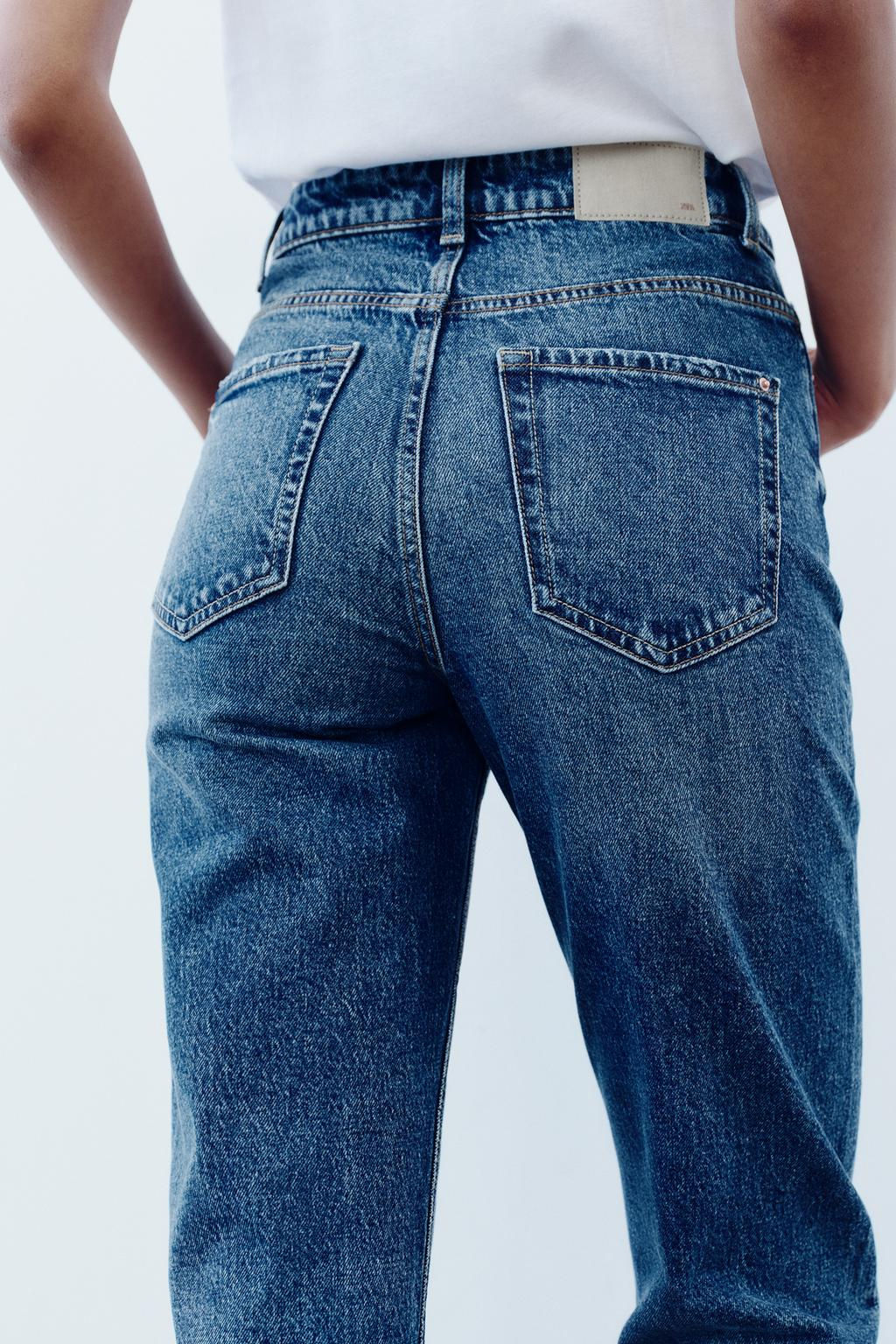 Z1975 MOM-FIT HIGH-WAIST JEANS - Zara фото 5