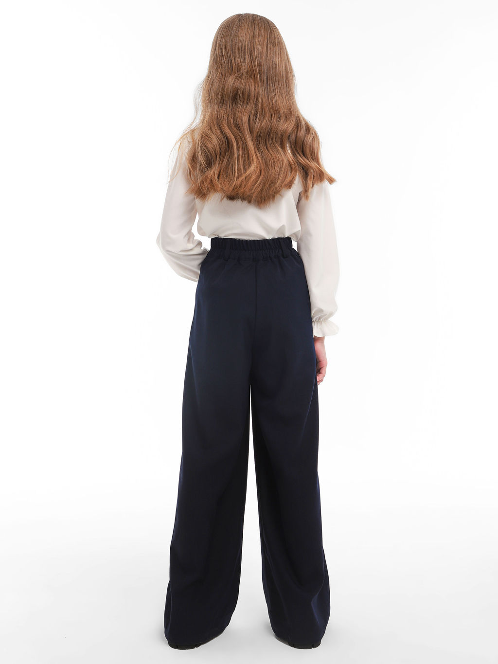 Брюки-палаццо для девочек - Синий мир фото 6