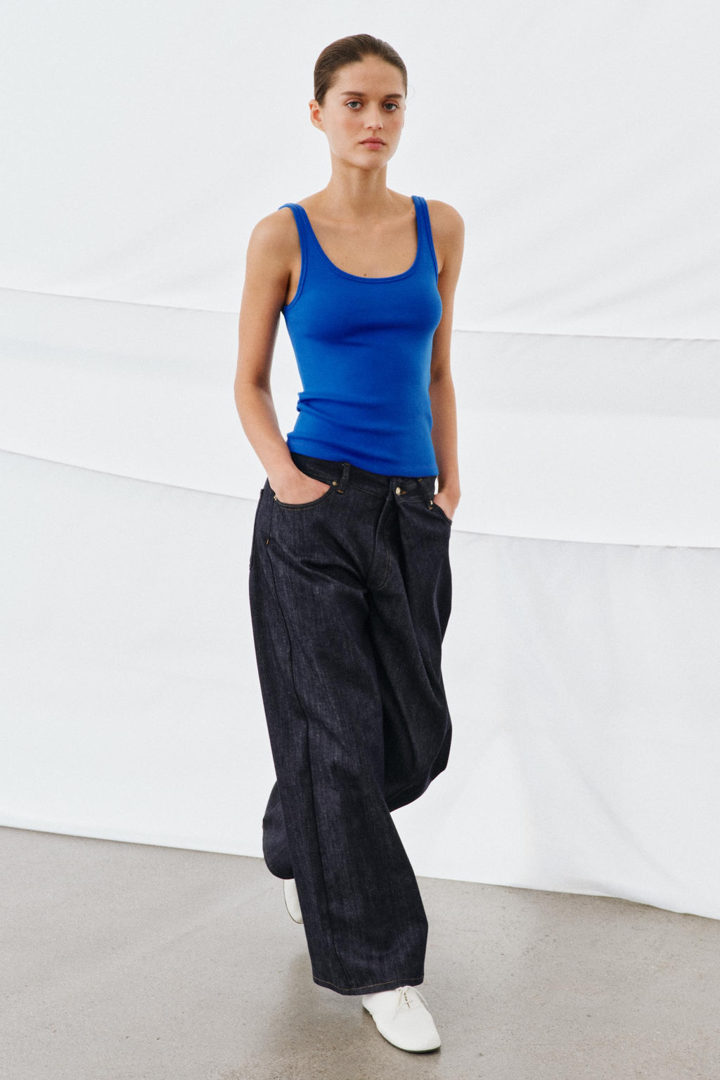 CAMISETA TIRANTES / Azul el?ctrico - Zara фото 3