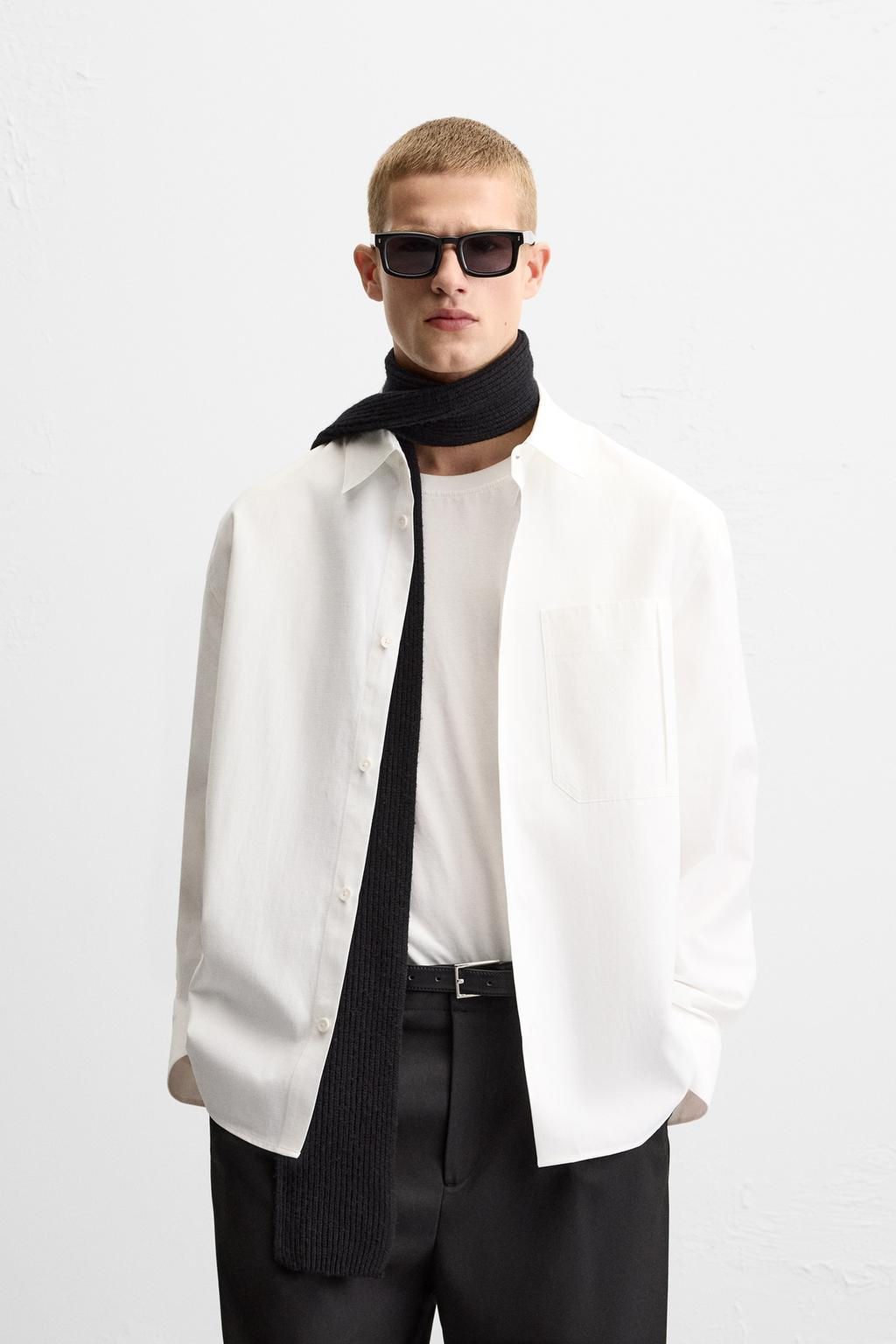 STRIPED SHIRT WITH POCKET - Zara фото 11