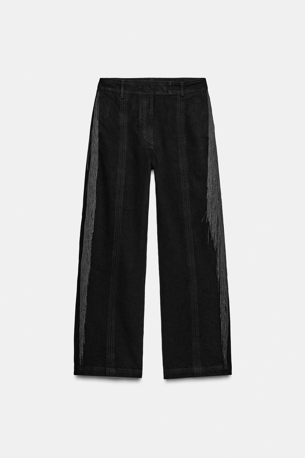 FRINGED TROUSERS ZW COLLECTION LIMITED EDITION - Zara фото 3