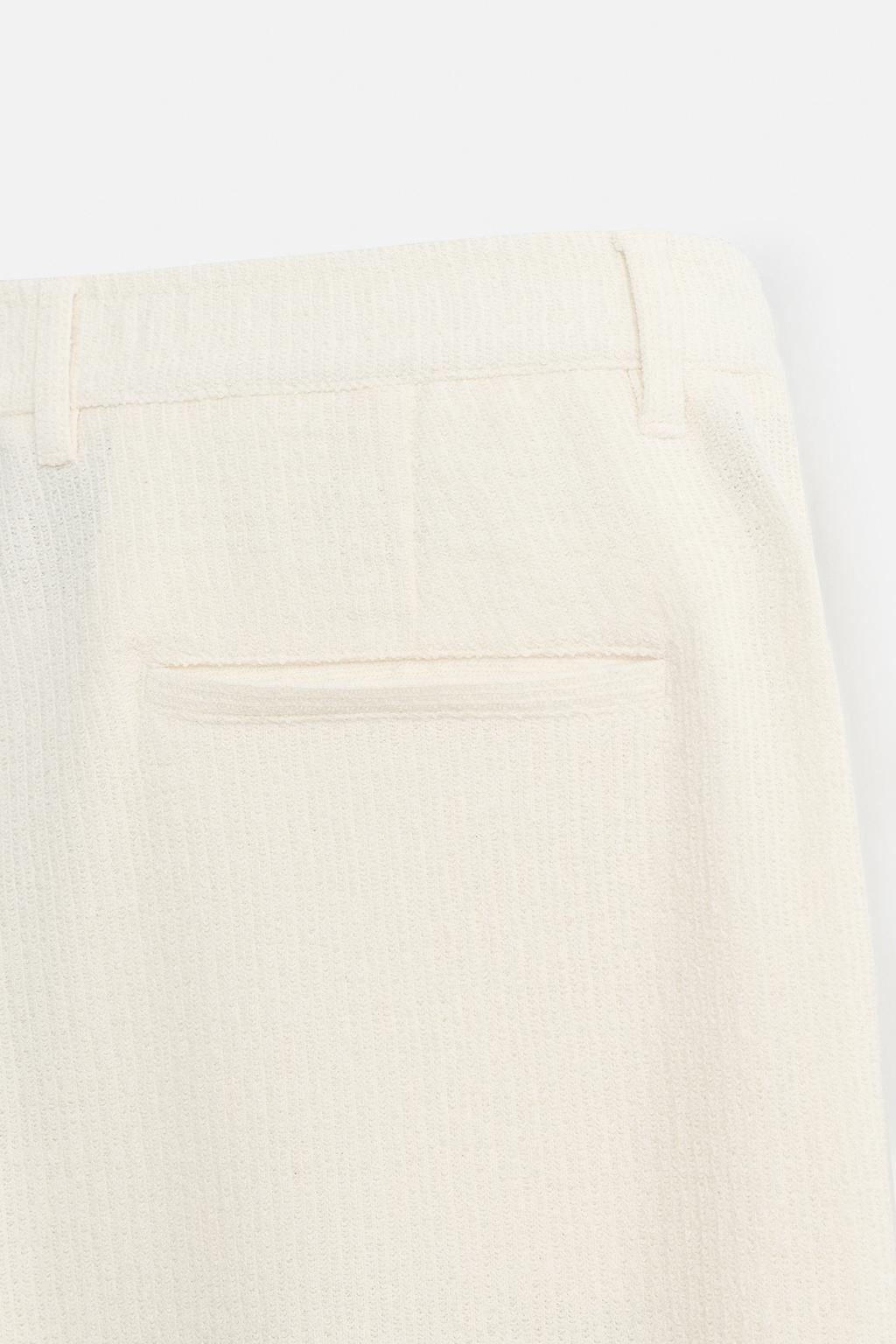 TEXTURED CHINO TROUSERS - Zara фото 9