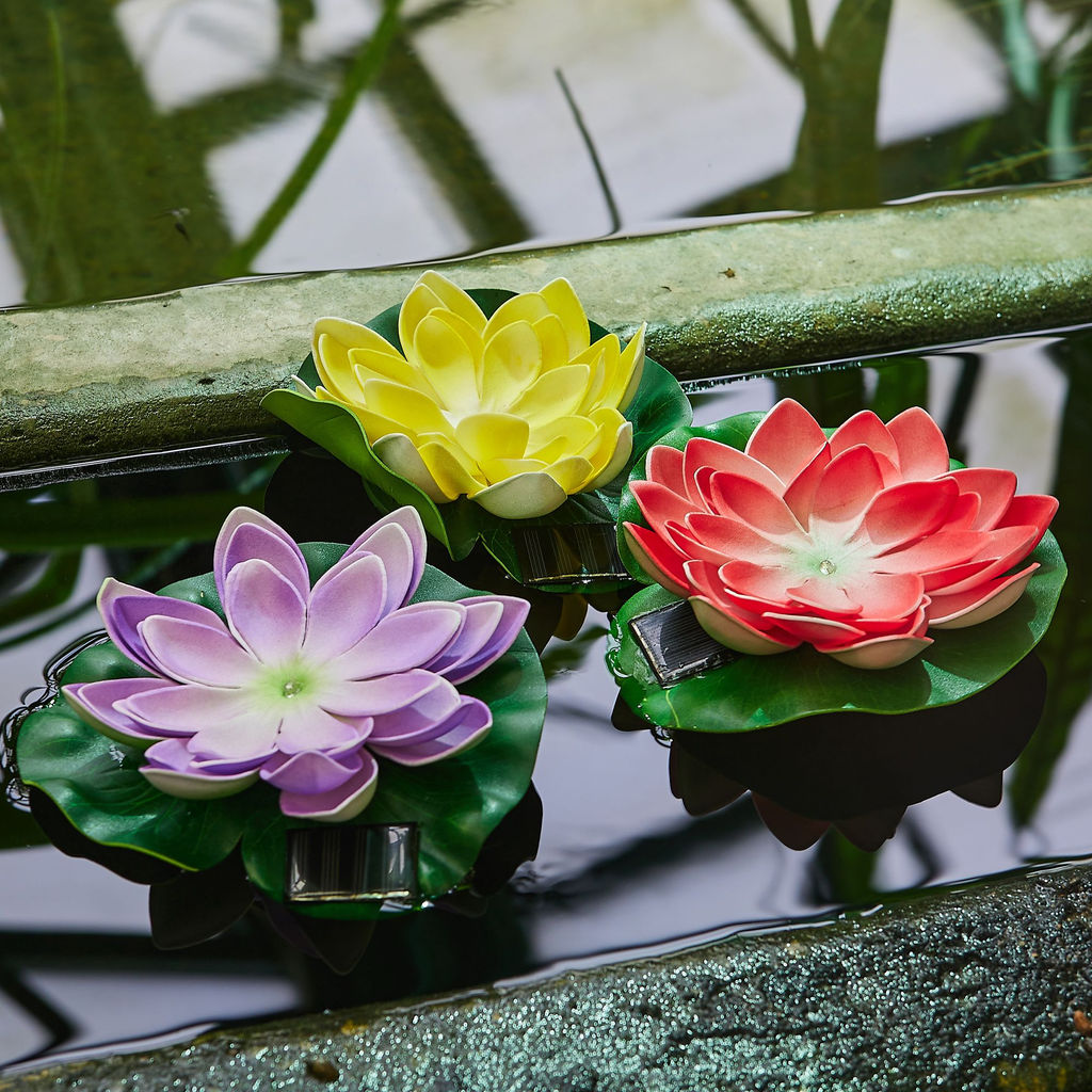 USL-S-828/PT060 PURPLE WATERLILY Садовый светильник на солнечной батарее Фиолетовая кувшинка. Плавающий. 1 светодиода. Теплый белый свет. 1*ААA Ni-Mh аккумулятор в/к. IP44. TM Uniel - Volpe фото 8