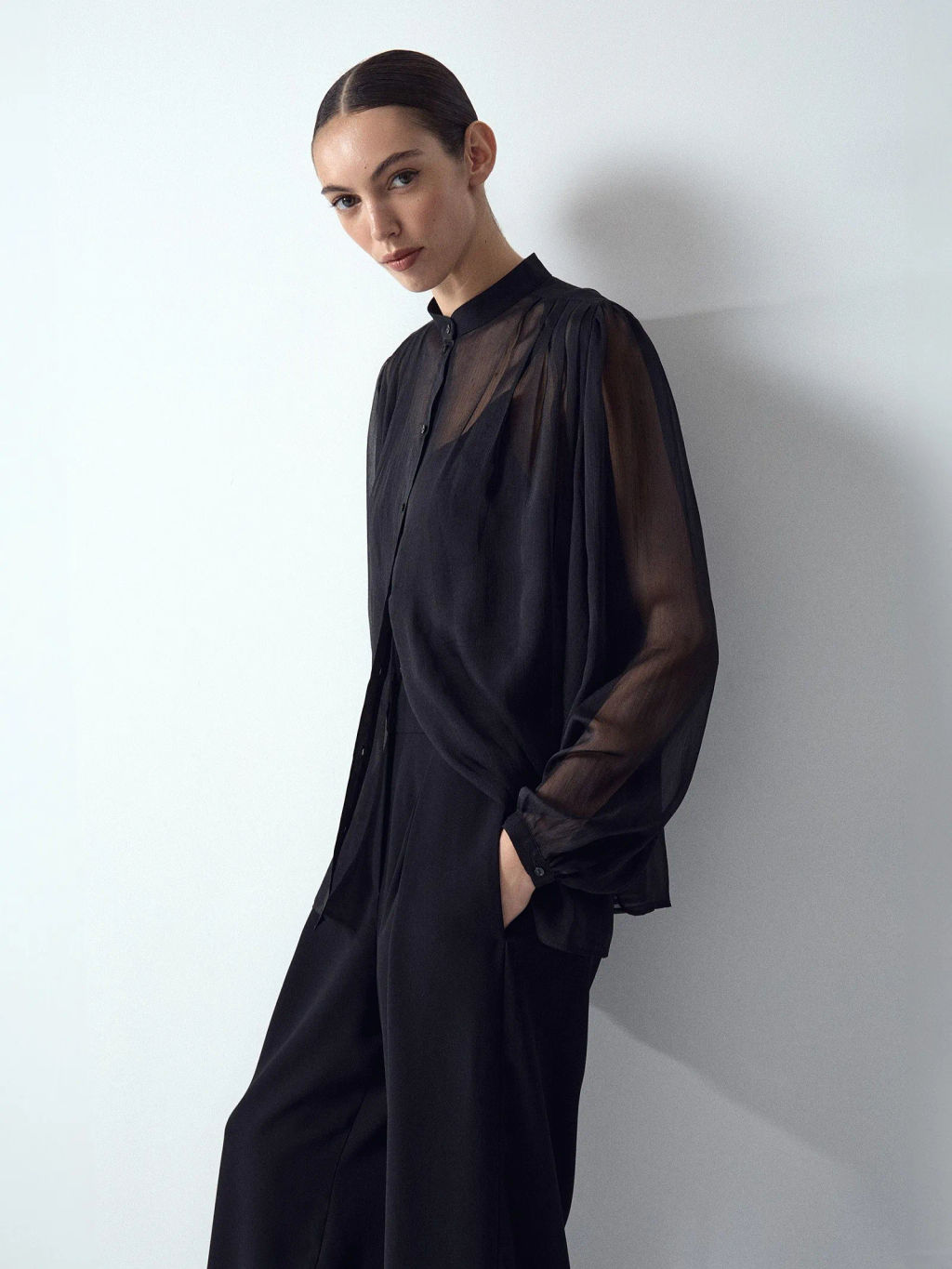 Брюки широкого кроя - Emka фото 3