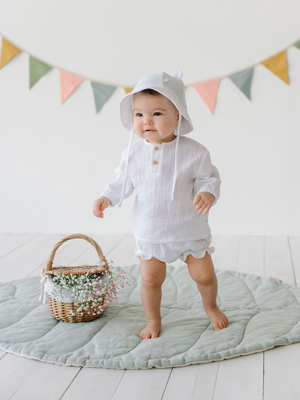 Панама муслиновая Сахар 0+ - Bungly фото 9