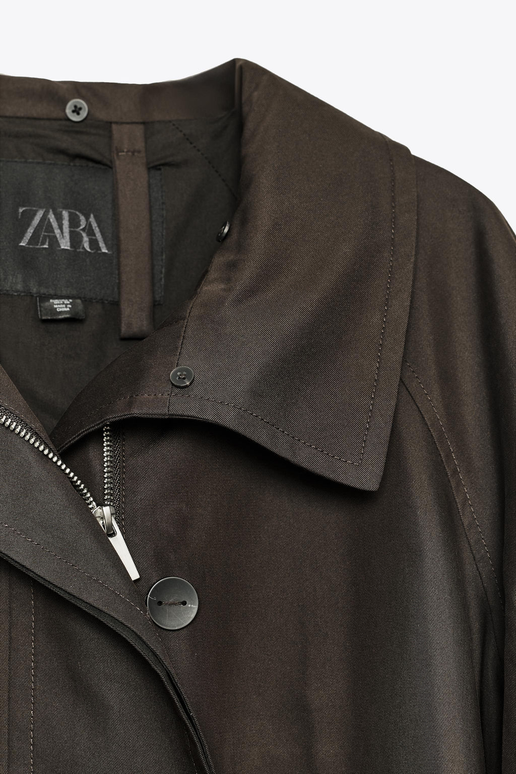 WATER-REPELLENT PARKA ZW COLLECTION - Zara фото 10