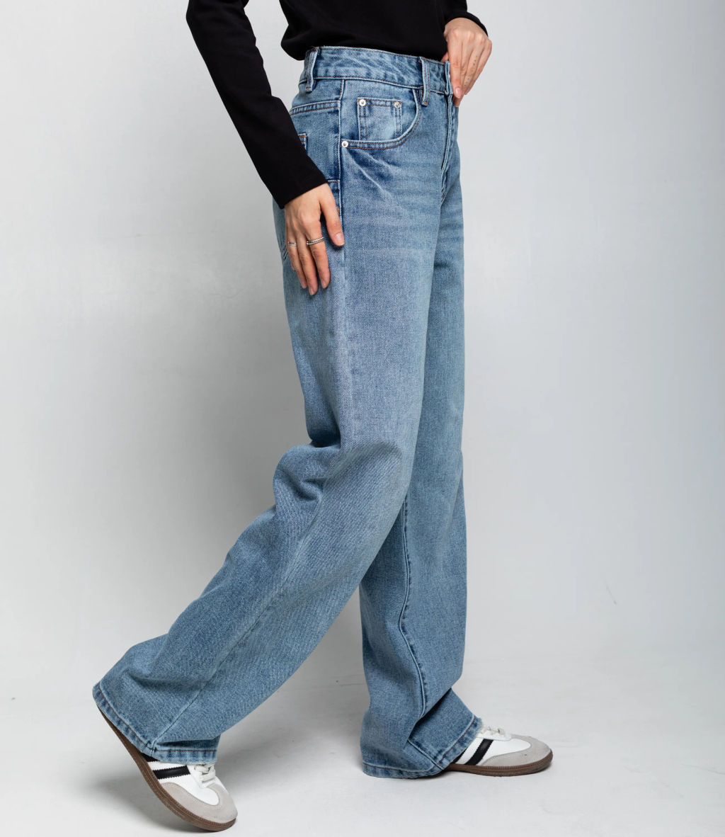 Джинсы #КТ867 (2), голубой
