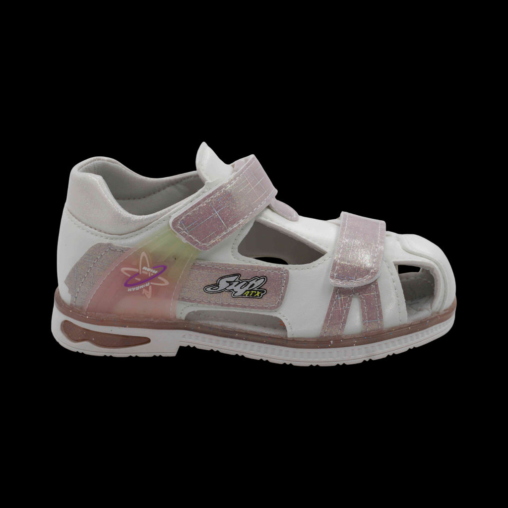 Сандалии В567-13 бело розовые