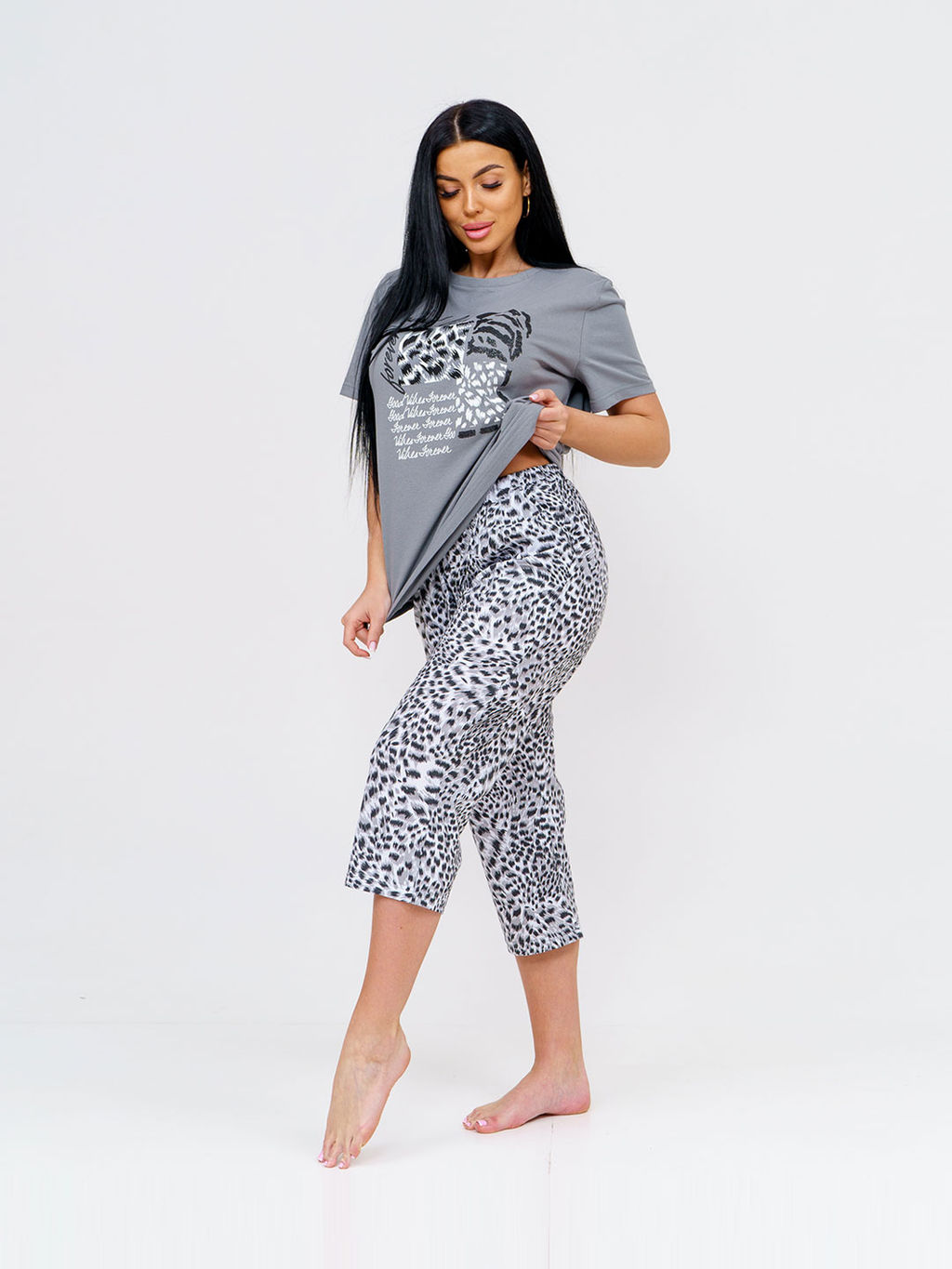 Костюм женский, цвет серый