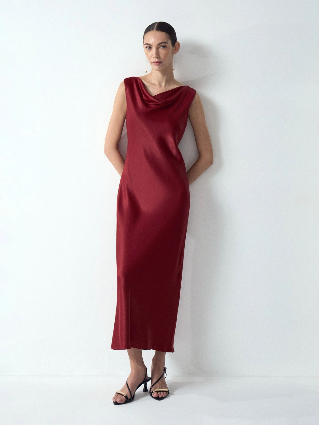 EMKA // Платье макси из 100% вискозы  фото 6