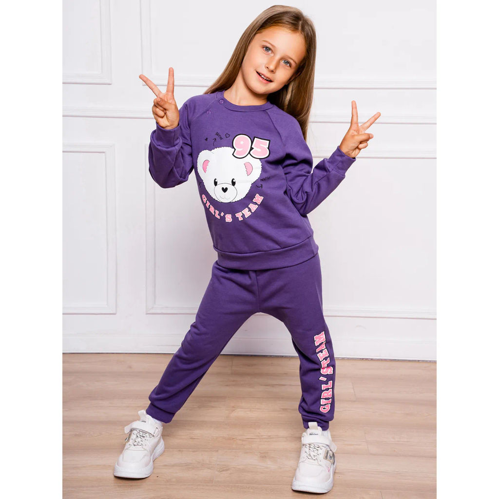 Костюм футер 2х нитка начёс 8027310802 8027310802 купить оптом по цене 666 ?| Фабрика детской одежды Юлла - Youlala фото 9