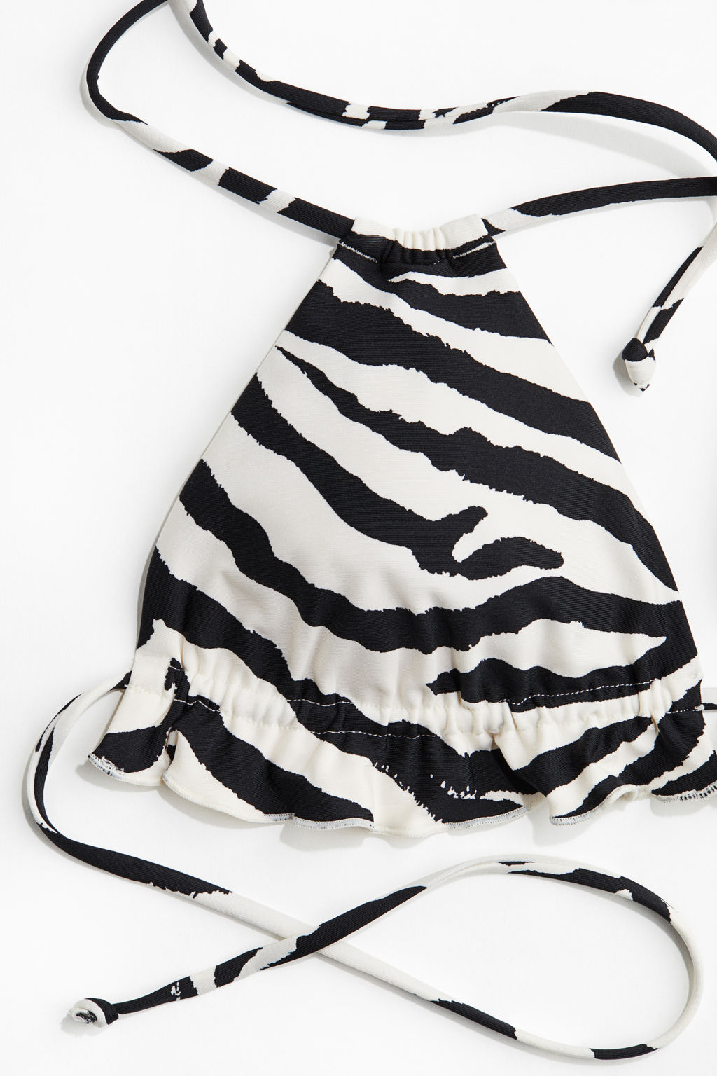 Top de bikini triangular con relleno - H&m фото 2