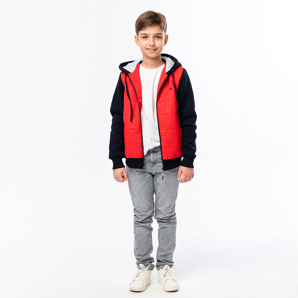 RODOS Куртка детская мембрана демисезон М-222 (Детская/М) Красный/Синий