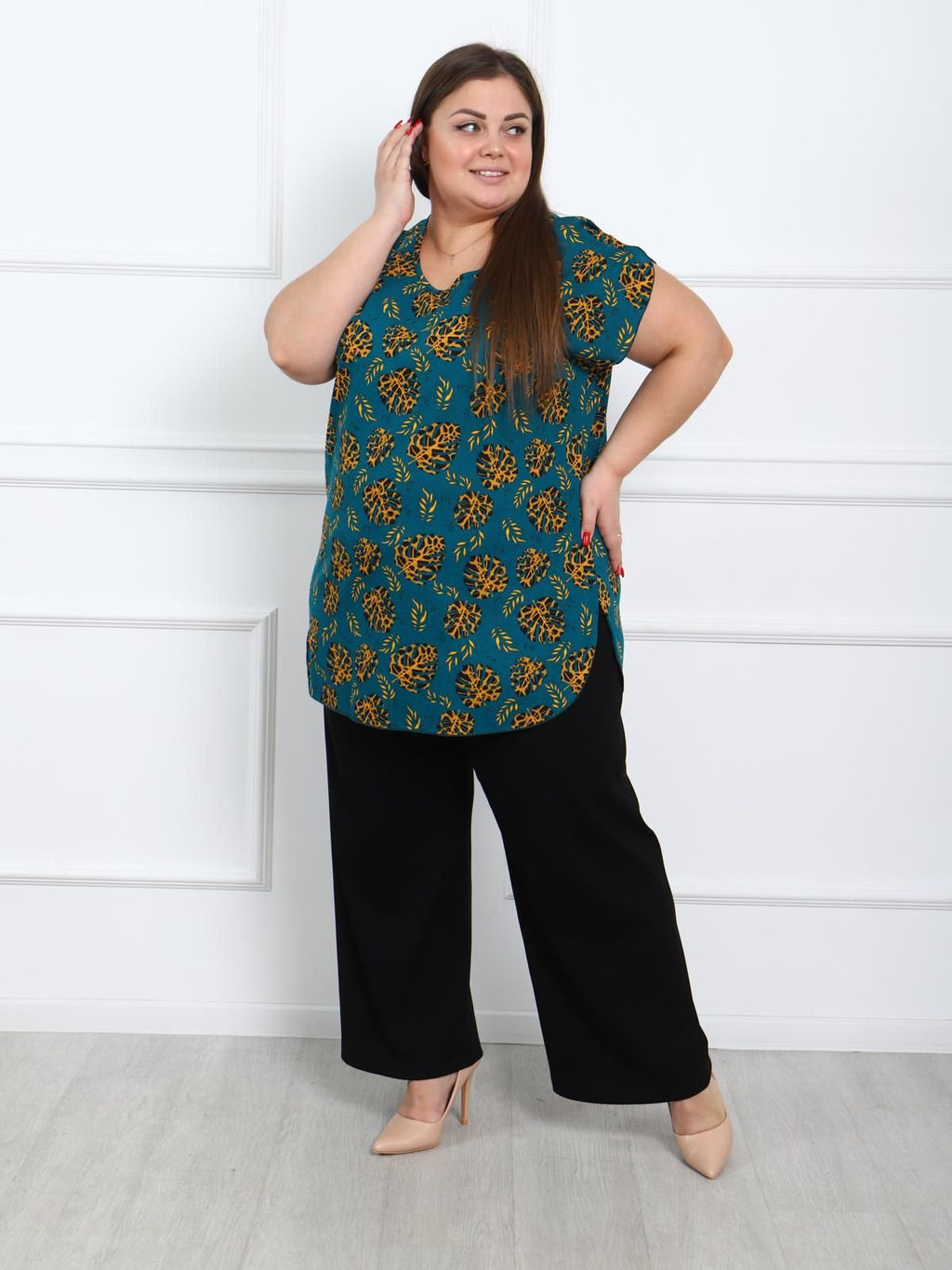 IV-CAPRIZ Этерни - туника бирюза  фото 2