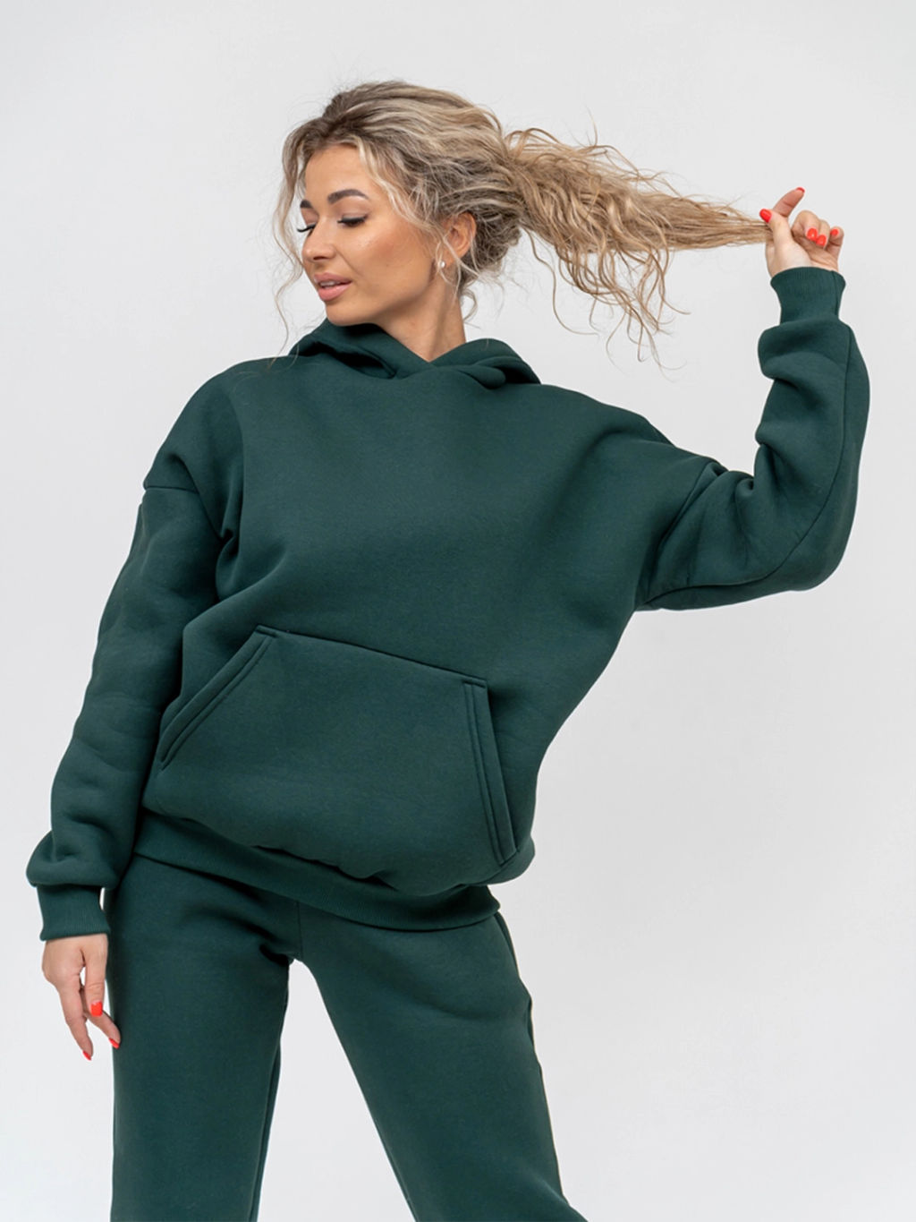 Костюм женский, цвет зеленый