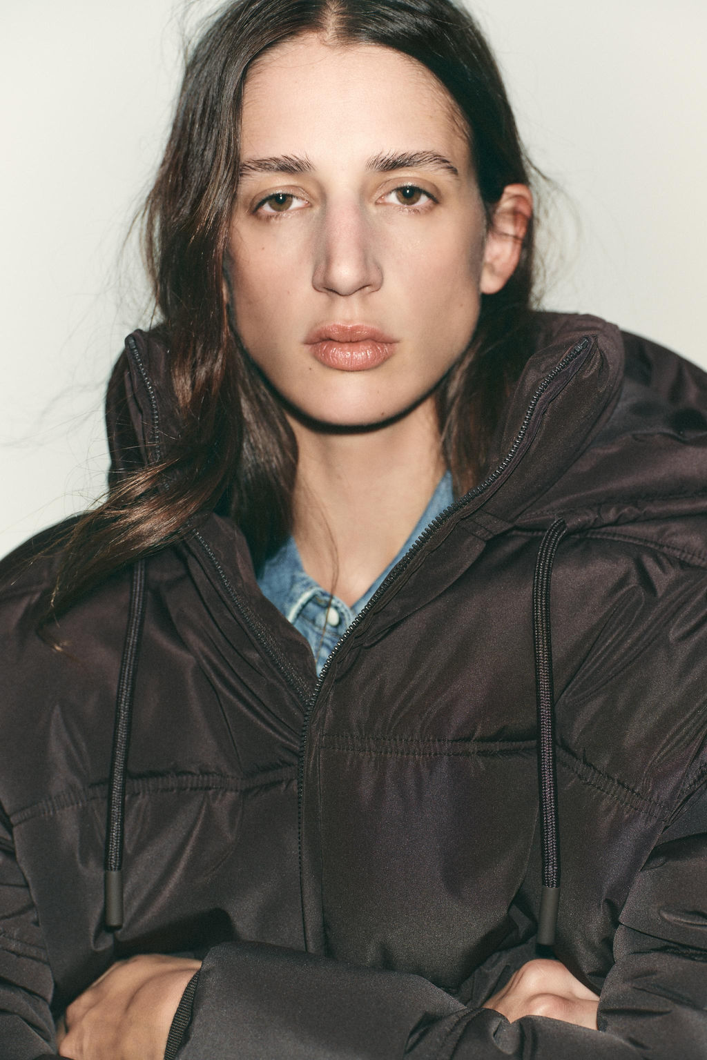 WATER AND WIND PROTECTION SHORT PUFFER ANORAK - Zara фото 6