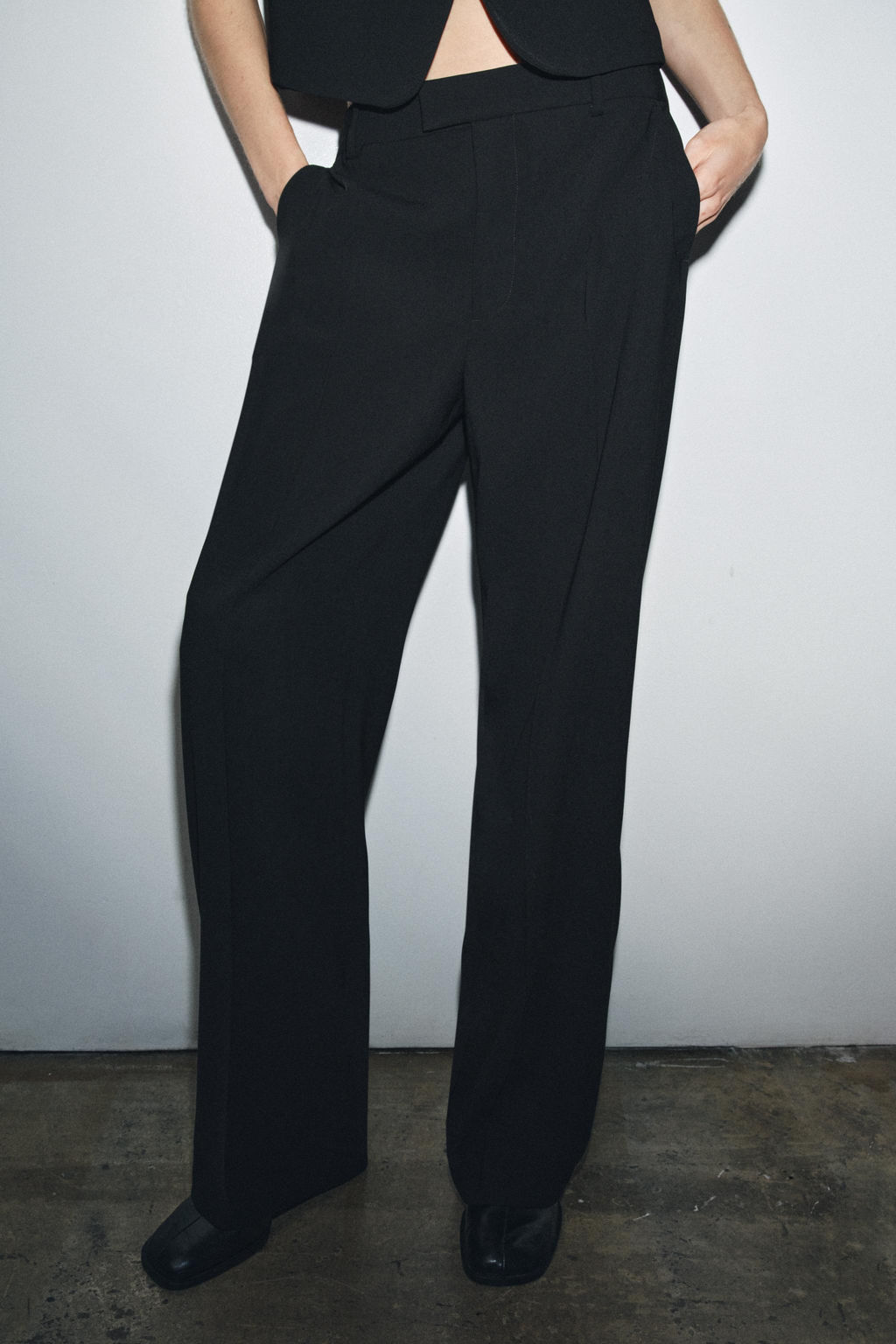 ZW COLLECTION STRAIGHT-LEG TROUSERS - Zara фото 2