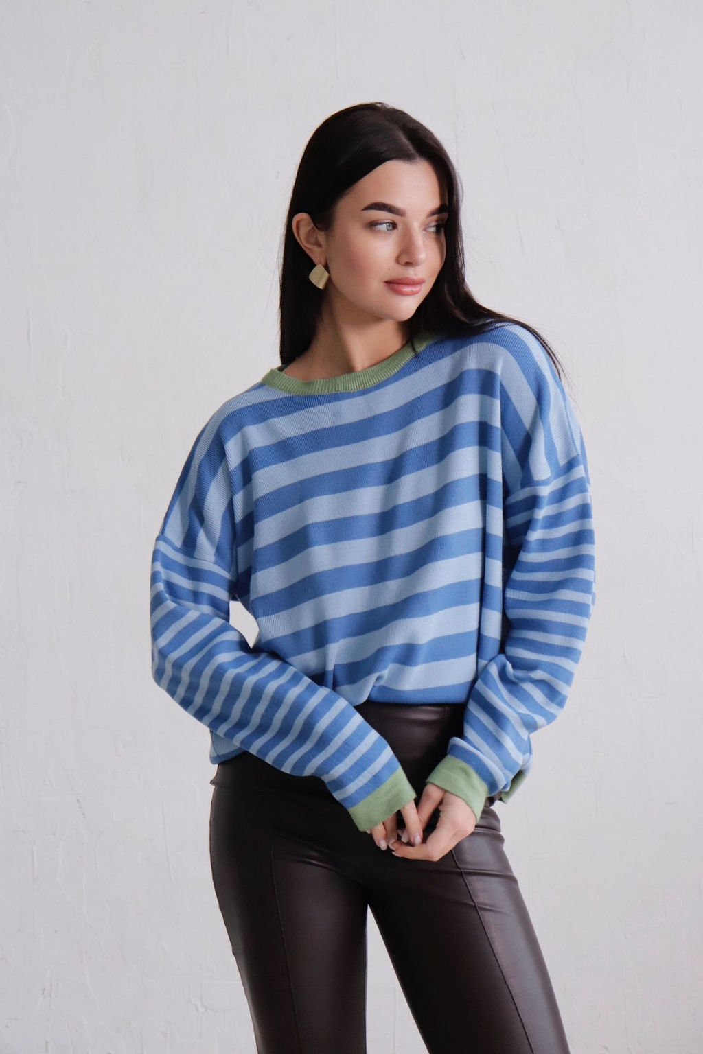 10653 Джемпер в полоску - Martichelli фото 7