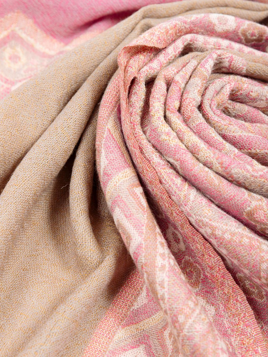 Палантин (шерсть100%)в ассортименте № Тк700/1 - Ганг фото 3