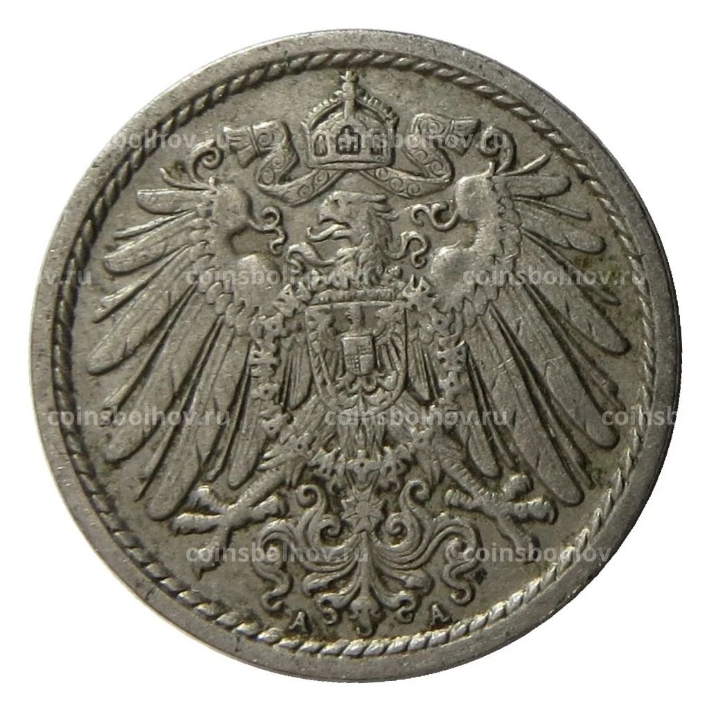 5 пфеннигов 1914 года A Германия