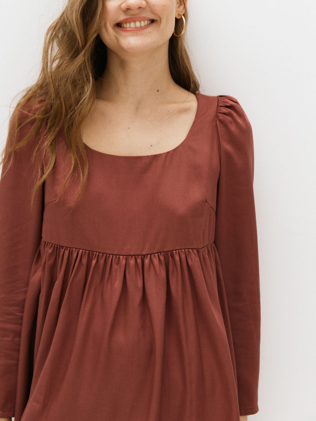 Платье 123.050027/бордовый - Seven senses фото 2