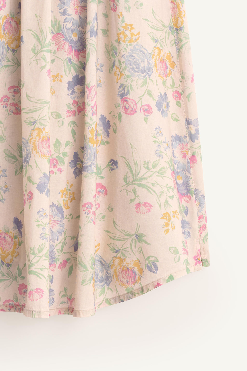 FLWRS SKRT CTTN / Crudo medio - Zara фото 9