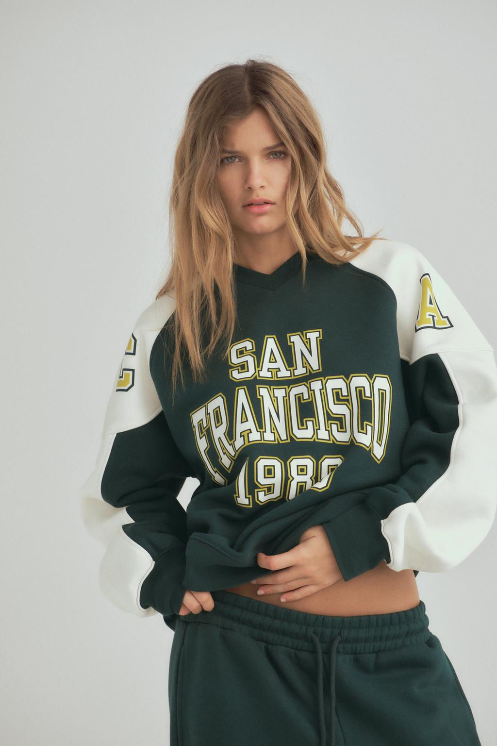 SAN FRANCISCO VARSITY SWEATSHIRT - Zara фото 2
