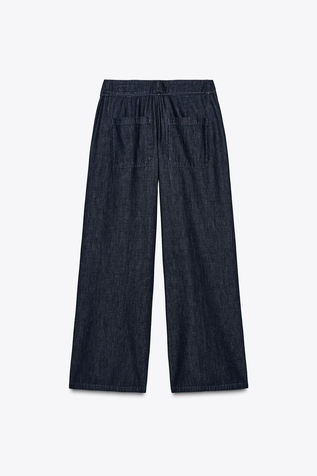 DARTED WIDE-LEG TROUSERS - Zara фото 7