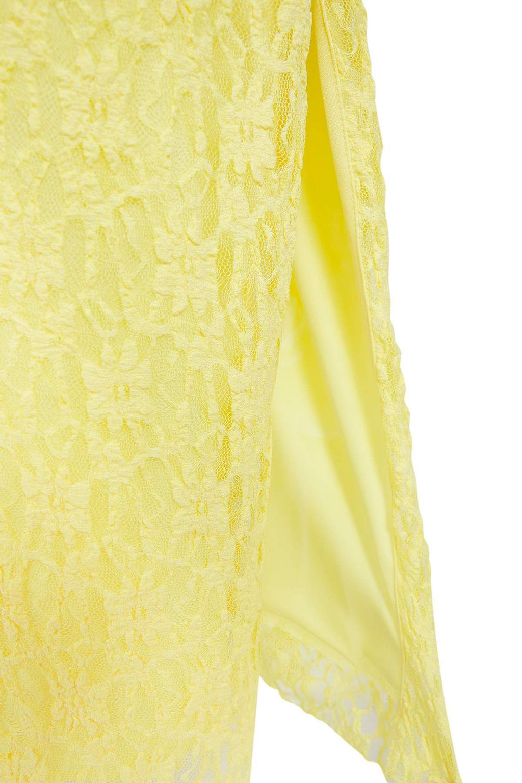 TRENDYOLMILLA Limited Edition Kahverengi Dantel Bodycon S?rt Dekolteli Esnek Orme Elbise TWOSS25EL00485  фото 6