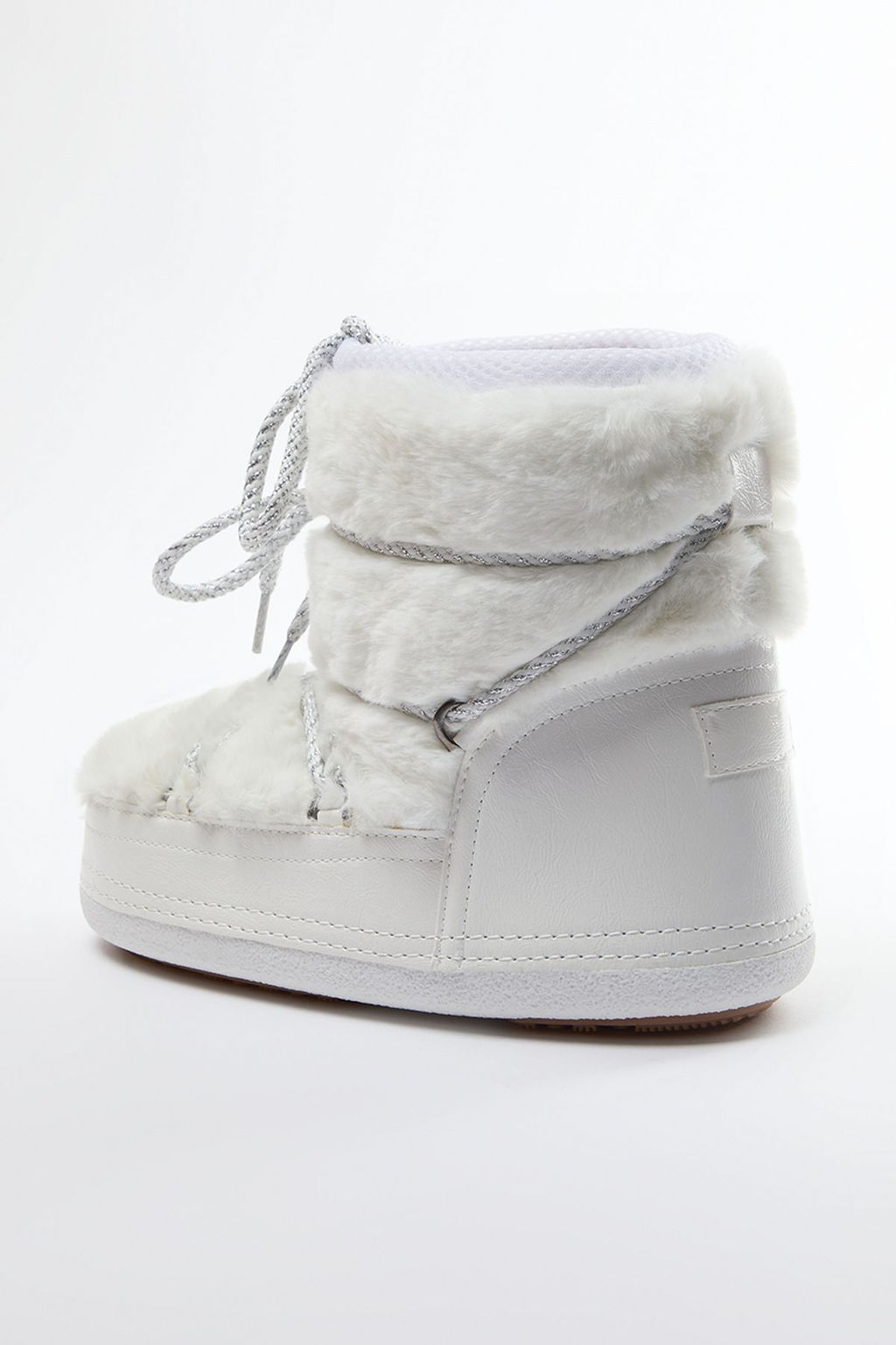 Trendyolmilla Shoes Siyah Kurklu Bagc?kl? Pelus Kad?n Kar Bot TAKAW25BO00050  фото 10