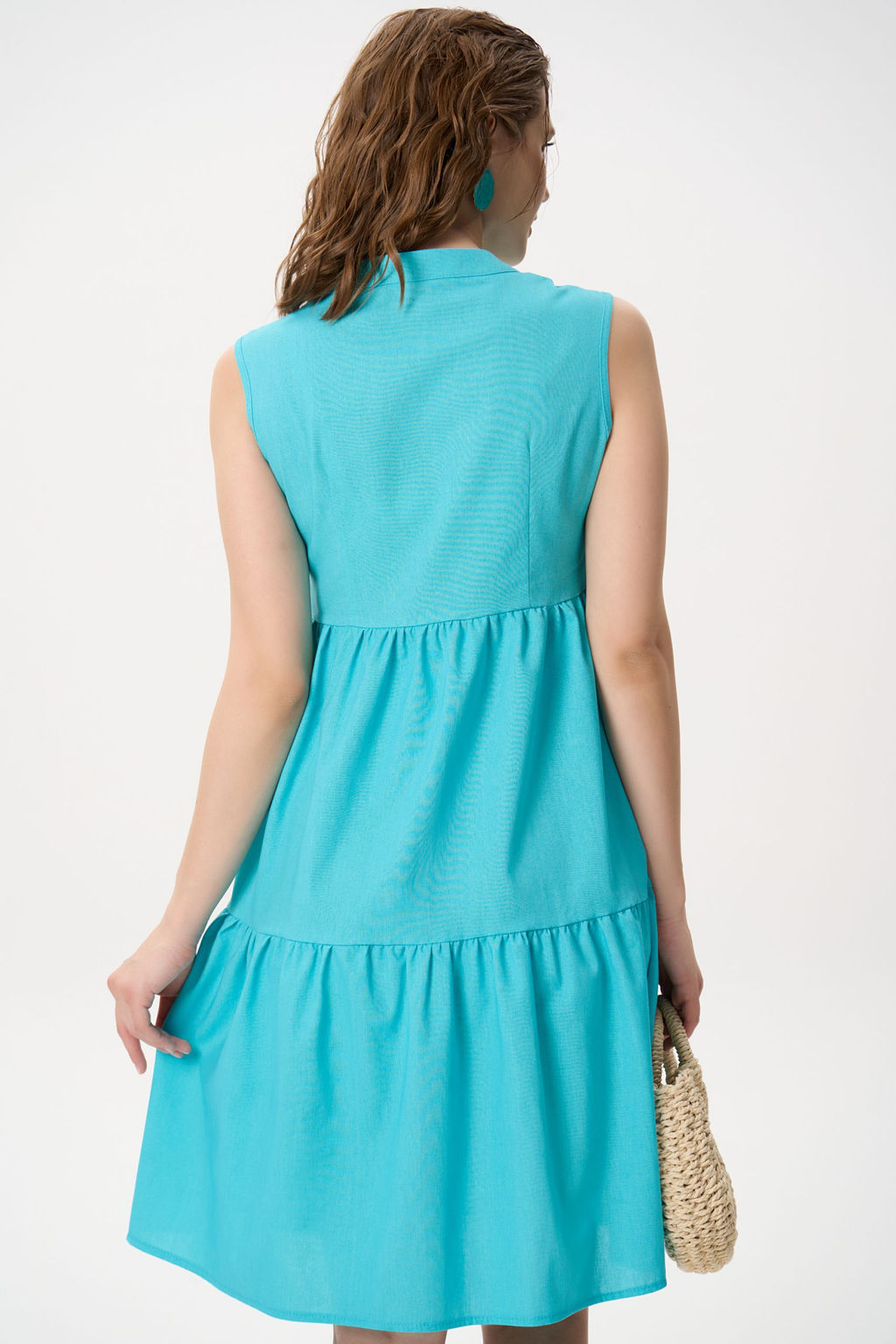 Сарафан Жаркое лето (бирюзовый) - Эльза фото 26